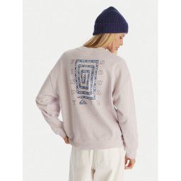 Quiksilver Суитшърт EQWFT03188 Виолетов Oversize