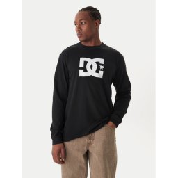 DC Shoes Тениска с дълъг ръкав Star ADYZT05372 Черен Regular Fit
