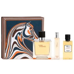 Hermes Terre d'Hermes Parfum 75ml + Parfum 15ml + Shower Gel 40ml комплект за мъже