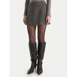 MAX&Co. Мини пола Ozone 2526106104200 Сив Regular Fit