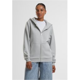 Women's zip-up hoodie Fluffy Hoody gray