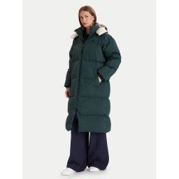 Lacoste Пухено яке BF9001 Зелен Oversize