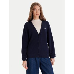 Lacoste Кардиган AF4143 Тъмносин Regular Fit