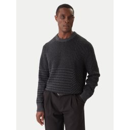 Calvin Klein Пуловер LV04LD306G Сив Regular Fit