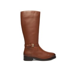 Tommy Hilfiger Ботуши Th Buckle Riding Lthr Long Boot FW0FW08873 Кафяв