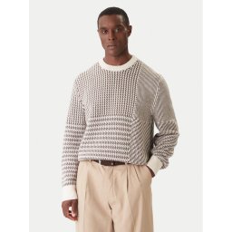 Calvin Klein Пуловер LV04LD306G Бежов Regular Fit