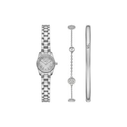 Michael Kors Комплект часовник и гривна MK4948SET Сребрист