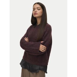 Vero Moda Пуловер Ingrid 10331365 Виолетов Regular Fit