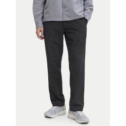 Jack & Jones Текстилни панталони Kane 12286943 Черен Relaxed Fit