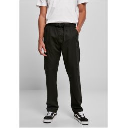 Straight Leg Chino With Strap Black