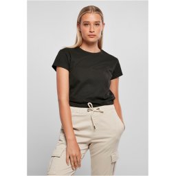 Women's T-shirt made of recycled cotton in black
