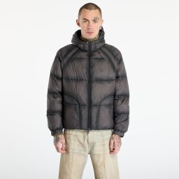Яке REPRESENT Translucent Hooded Puffer Washed Black L