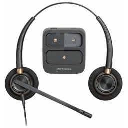 Слушалки HP Poly EncorePro 520 (783P7AA#ABB), шумопотискащ микрофон, SoundGuard защита на слуха, черни, без докинг станция