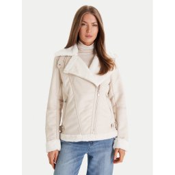 Morgan Яке от имитация на кожа 242-GSAPA Бежов Regular Fit