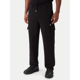 HUGO Долнище анцуг Danovopan 50546376 Черен Relaxed Fit