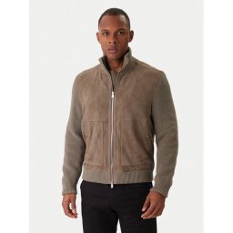 BOSS Кожено яке H-Maparo 50547673 Бежов Regular Fit