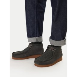 Clarks Зимни обувки WallabeeEVO BT 26183994 Сив