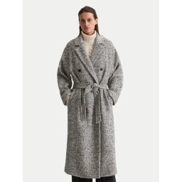 Marc O'Polo Преходно палто 509 0176 71133 Сив Relaxed Fit
