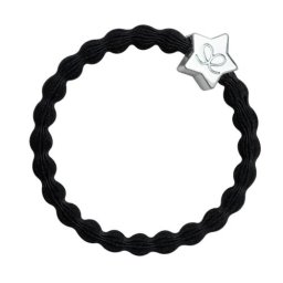 By Eloise London Bling Charms Silver Diamanté Star гривна / ластик за коса цвят черен