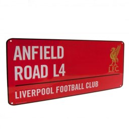 Liverpool FС Метална табела червена