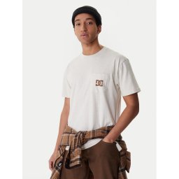 DC Shoes Тишърт Star Pocket ADYZT05377 Бежов Regular Fit