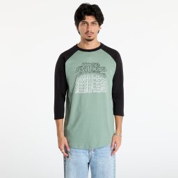 Тениска Horsefeathers Rollin Raglan T-Shirt Iceberg Green/ Black M
