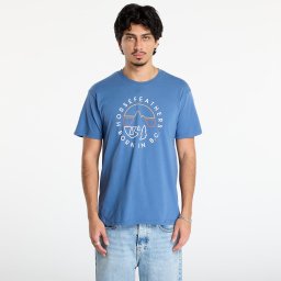 Тениска Horsefeathers Line Circle T-Shirt Moonlight Blue S