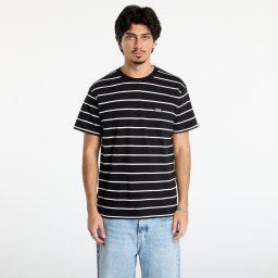 Тениска Horsefeathers Agent T-Shirt Black Stripes S