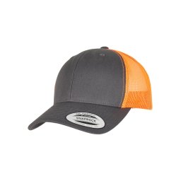 Retro Trucker 2-Tone Charcoal/Neon Orange