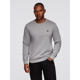 Ombre Men's classic round neck sweatshirt - grey