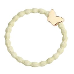 By Eloise London Gold Butterfly стилен ластик за коса и гривна в едно