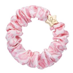 By Eloise London Silk Scrunchie Gold Star гривна / ластик за коса цвят розов