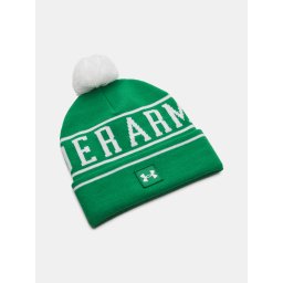 Men's Under Armour M Halftime Pom Beanie-GRN - Men's