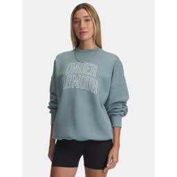 Under Armour Rival Flc OS Varsity Crew-GRN Women's Sweatshirt - Women's
