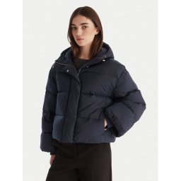 Calvin Klein Пухено яке LV044D525G Тъмносин Relaxed Fit