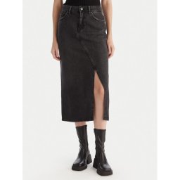 HUGO Дънкова пола Goja_B 50546327 Черен Regular Fit
