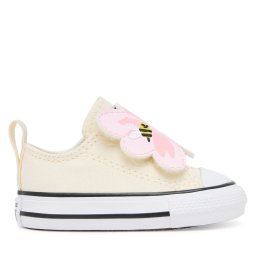 Кецове Converse Chuck Taylor All Star One Strap Embroidered Floral Easy On A13452C Екрю