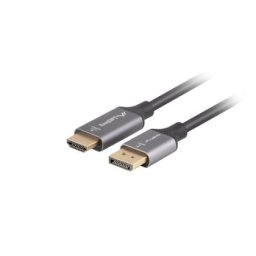 Кабел Lanberg display port (M) -> HDMI(M) cable 1.8m, black