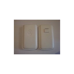 Кожен Maserati бял калъф за Apple iPhone 4