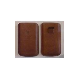 U.S. Polo ASSN кафяв кожен калъф за Apple iPhone 4
