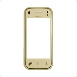 Тъч скрийн за Nokia N97 Mini + златист преден панел