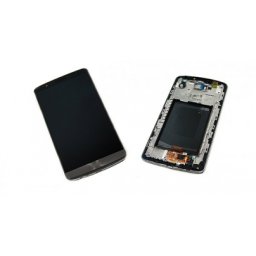 Дисплей + Тъч скрийн + Рамка за LG G3 D855 Черен