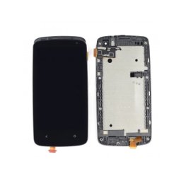 Дисплей + Тъч скрийн + Рамка за HTC Desire 500 Черен