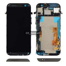 Дисплей + Тъч скрийн + Рамка за HTC One M8s Черен