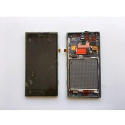 Дисплей + Тъч скрийн + Рамка за Nokia Lumia 830 Черен