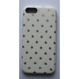 Калъф за Apple iPhone 7G с щамповани звездички,Бял