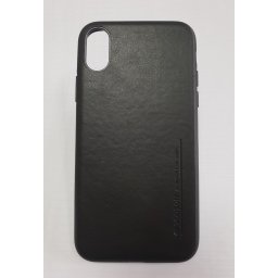Кожен калъф VORSON Crafted 1 Черен за iPhone X
