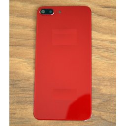 Заден капак за Apple iPhone 8Plus + стъкло камера Червен