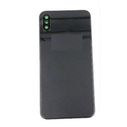Заден капак за Apple iPhone X + стъкло камера Черен