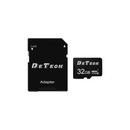 Карта памет DeTech Micro SD HC-I 32GB,Class 10 + Адаптер